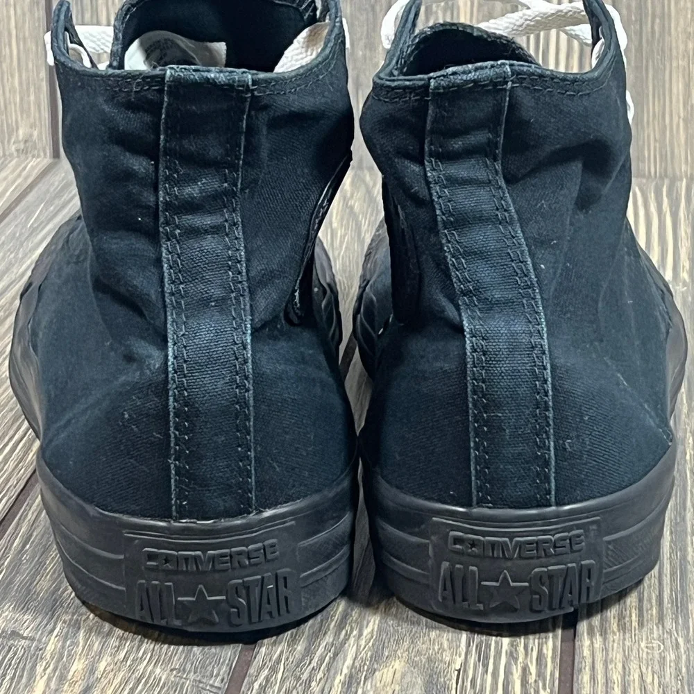 Converse Chuck Taylor All Star High Top Men 12 Black Monochrome Sneakers M3310 - Picture 5 of 11